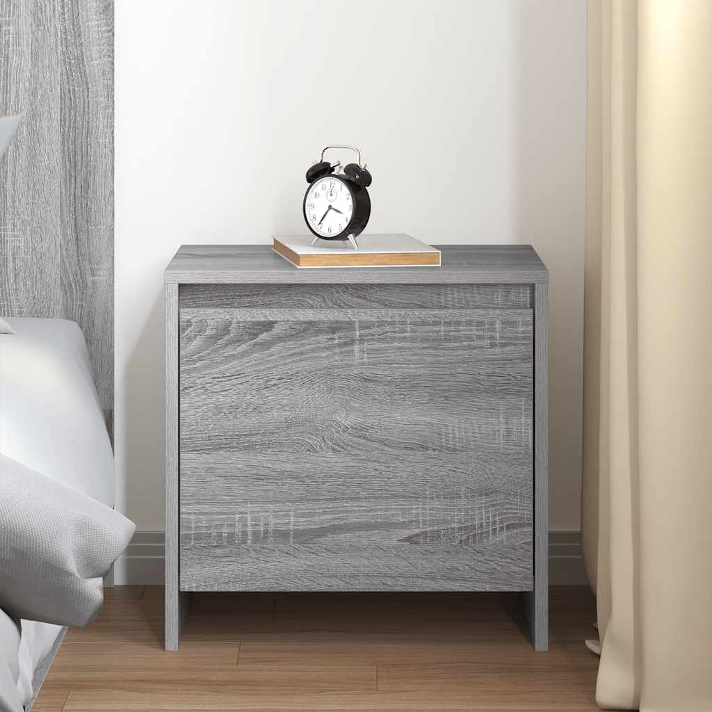 Nachttisch Grau Sonoma 45x34x44,5 cm Holzwerkstoff
