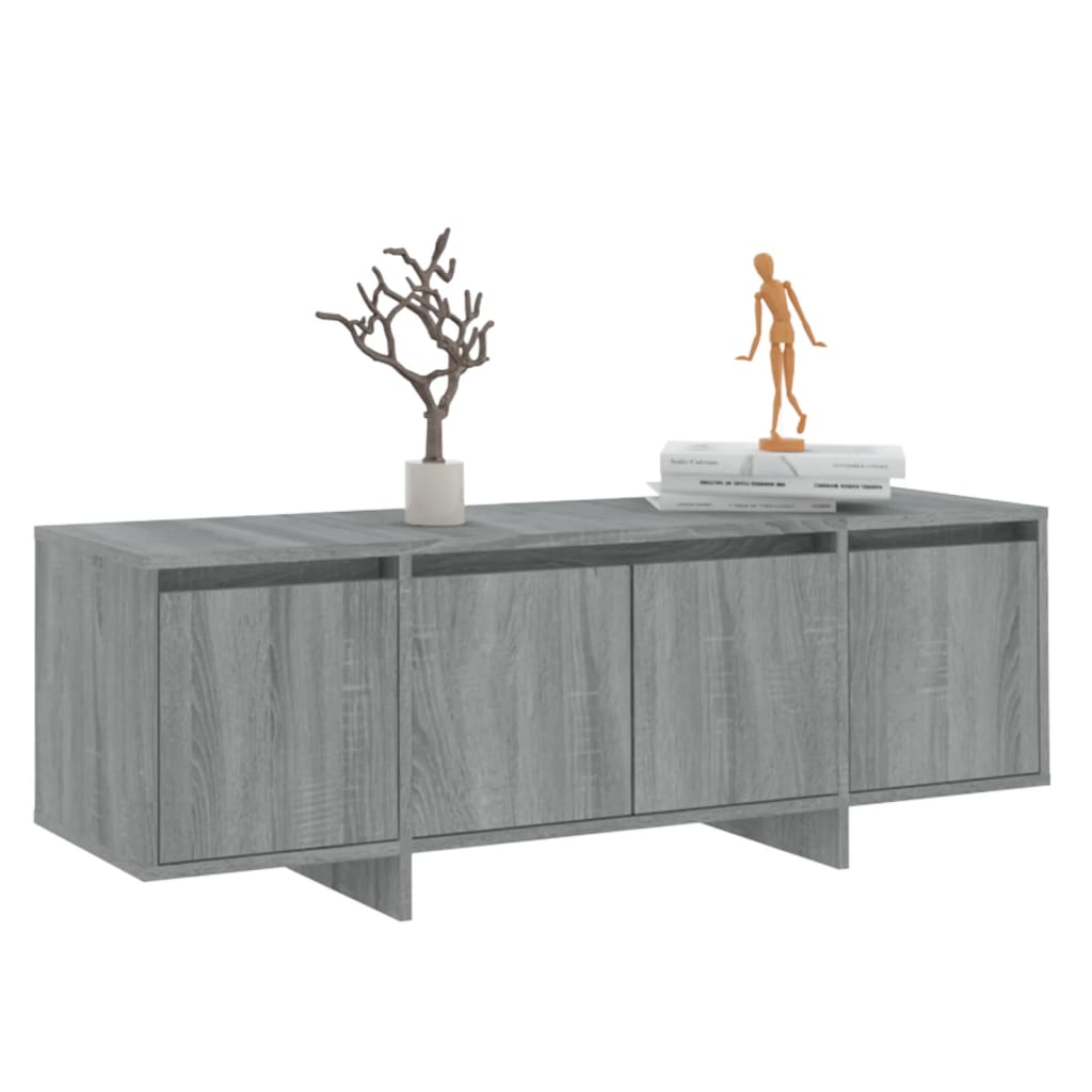 vidaXL Meuble TV gris sonoma 120x30x40,5 cm bois d'ingénierie