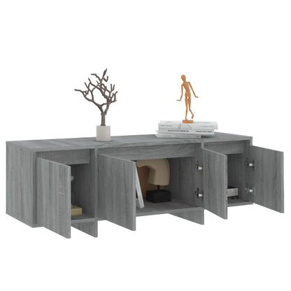 vidaXL Meuble TV gris sonoma 120x30x40,5 cm bois d'ingénierie