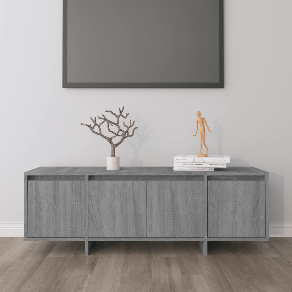 vidaXL Meuble TV gris sonoma 120x30x40,5 cm bois d'ingénierie