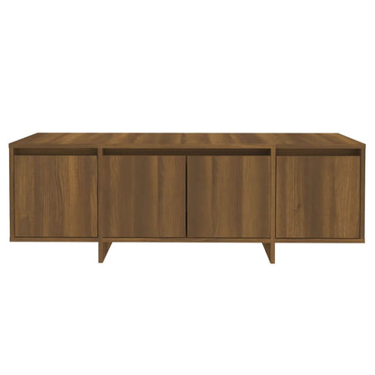 vidaXL Meuble TV marron aspect chêne 120x30x40,5 cm bois d'ingénierie