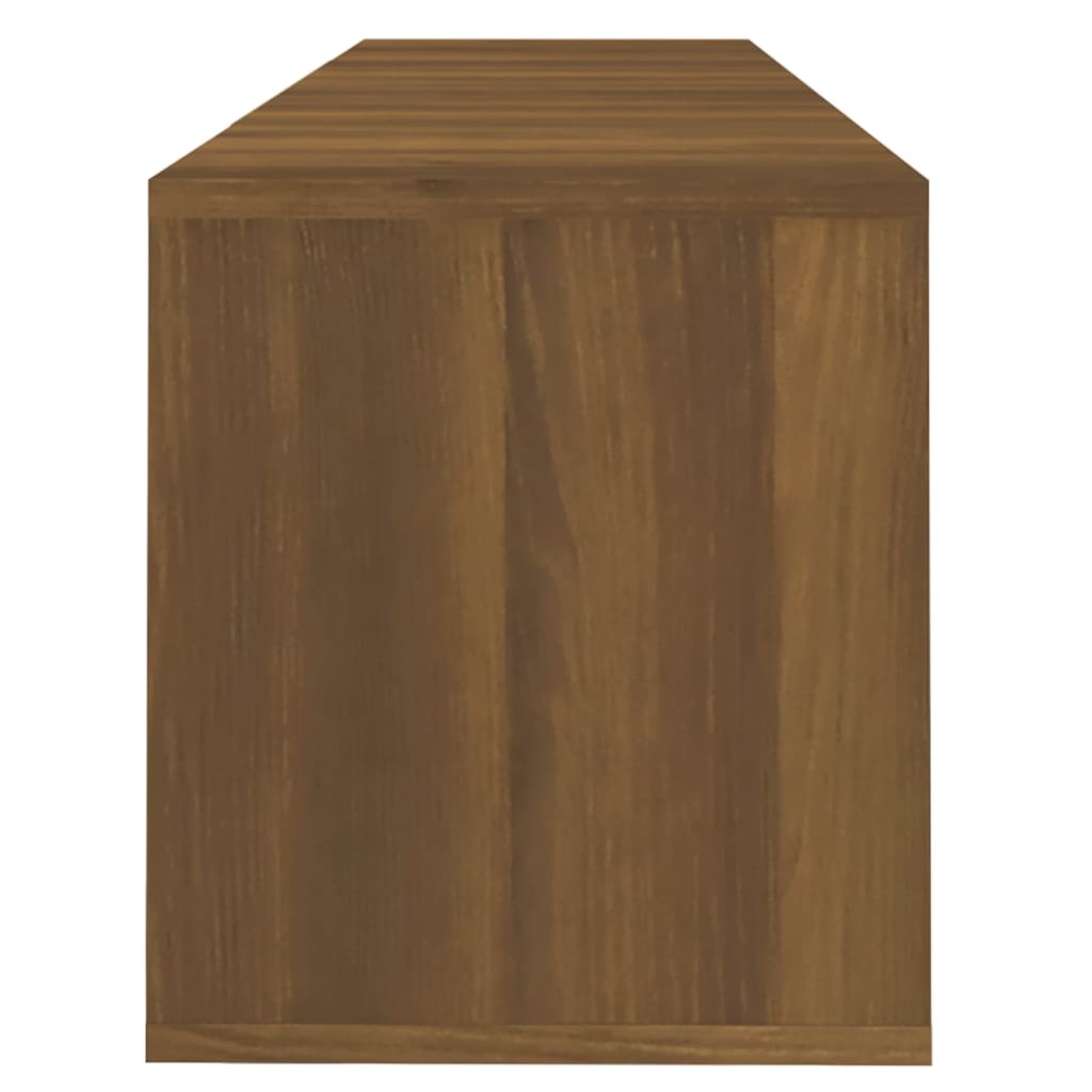 vidaXL Meuble TV marron aspect chêne 120x30x40,5 cm bois d'ingénierie