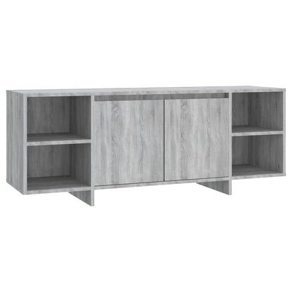 vidaXL Meuble TV Gris Sonoma 130x35x50 cm Aggloméré