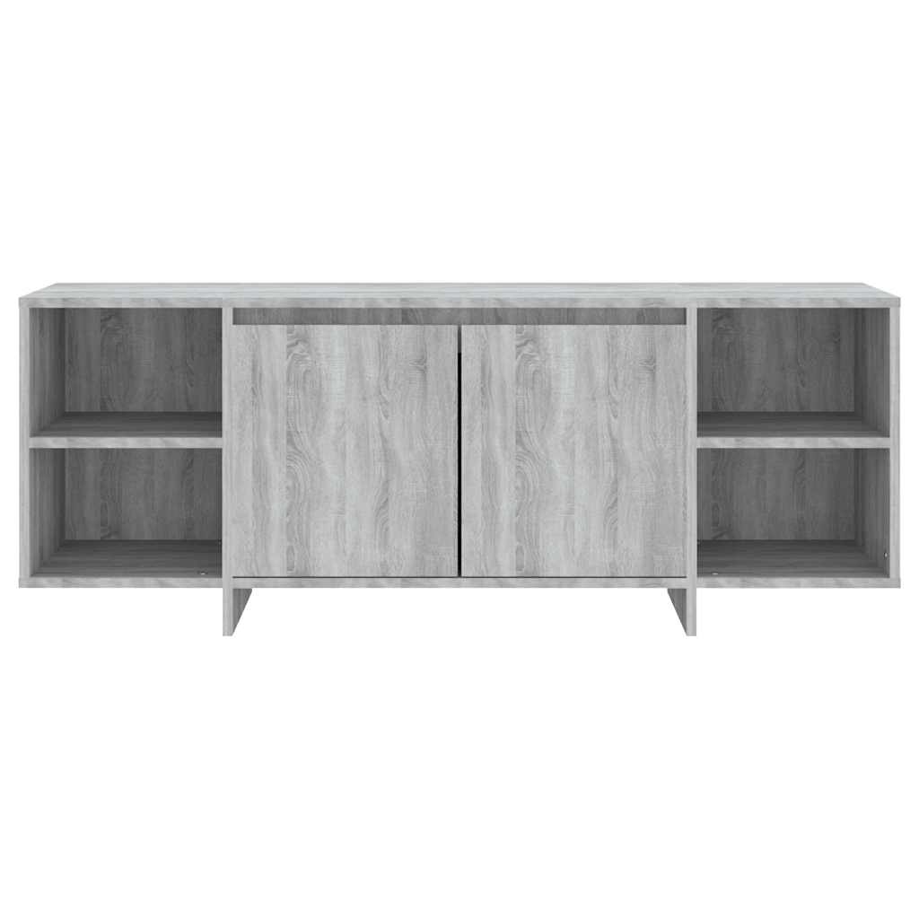 vidaXL Meuble TV Gris Sonoma 130x35x50 cm Aggloméré