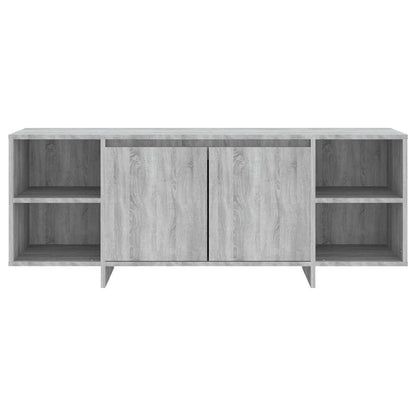 vidaXL Meuble TV Gris Sonoma 130x35x50 cm Aggloméré