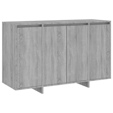 vidaXL Buffet gris et sonoma 120x41x75 cm en bois d'ingénierie