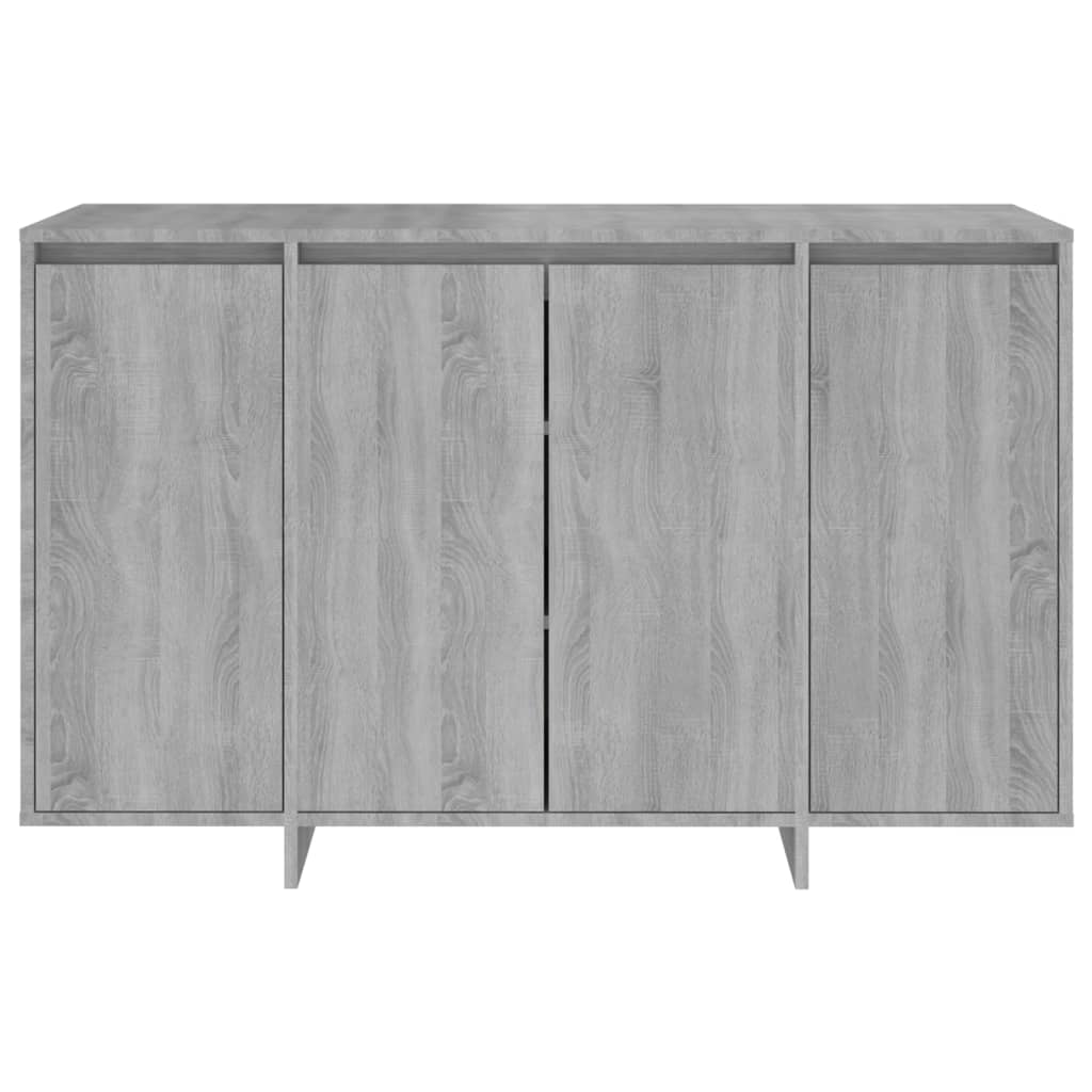 vidaXL Buffet gris et sonoma 120x41x75 cm en bois d'ingénierie