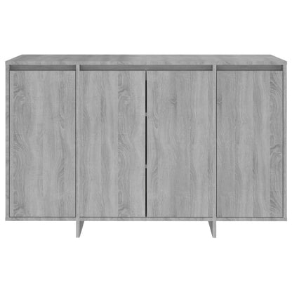vidaXL Buffet gris et sonoma 120x41x75 cm en bois d'ingénierie