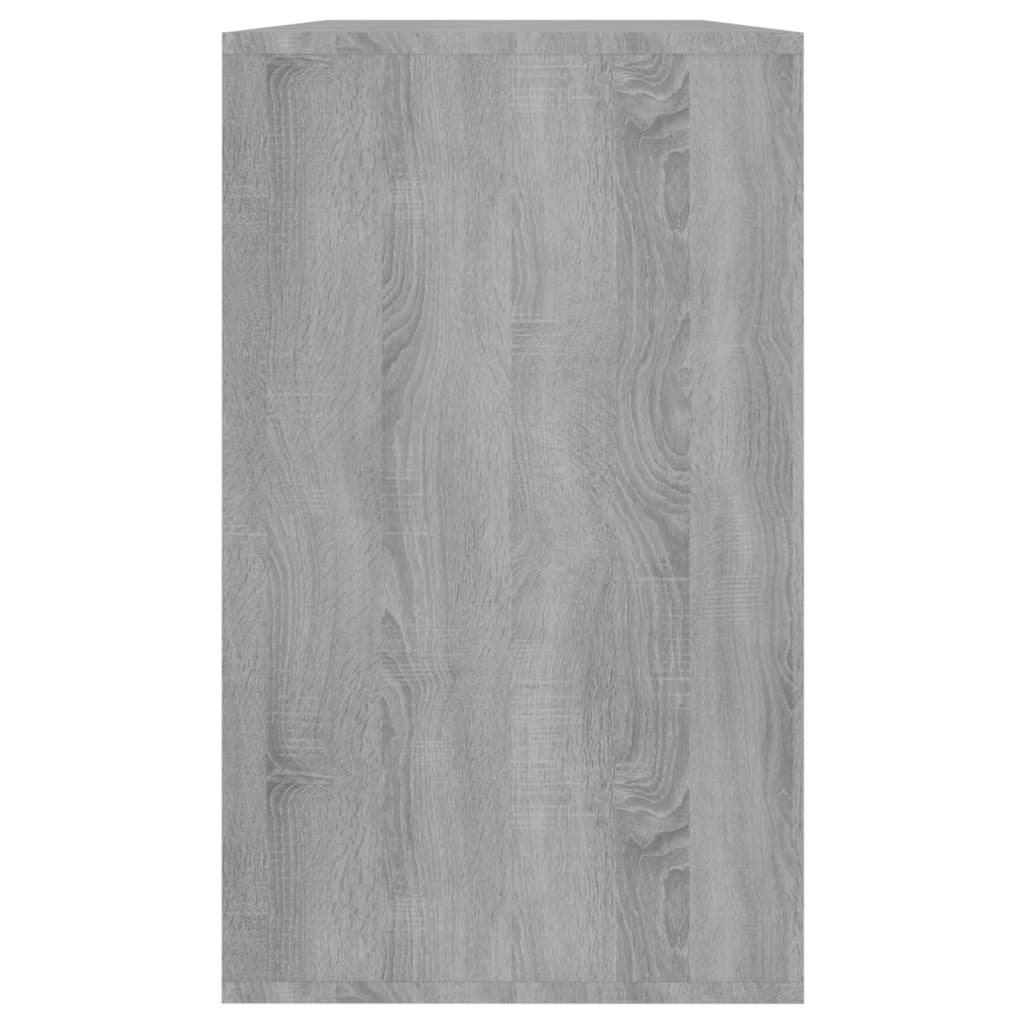 vidaXL Buffet gris et sonoma 120x41x75 cm en bois d'ingénierie