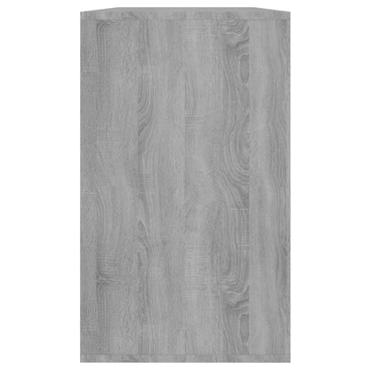 vidaXL Buffet gris et sonoma 120x41x75 cm en bois d'ingénierie