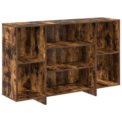 vidaXL Buffet chêne fumé 120x30x75 cm en bois d'ingénierie