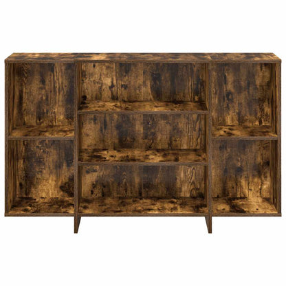vidaXL Buffet chêne fumé 120x30x75 cm en bois d'ingénierie