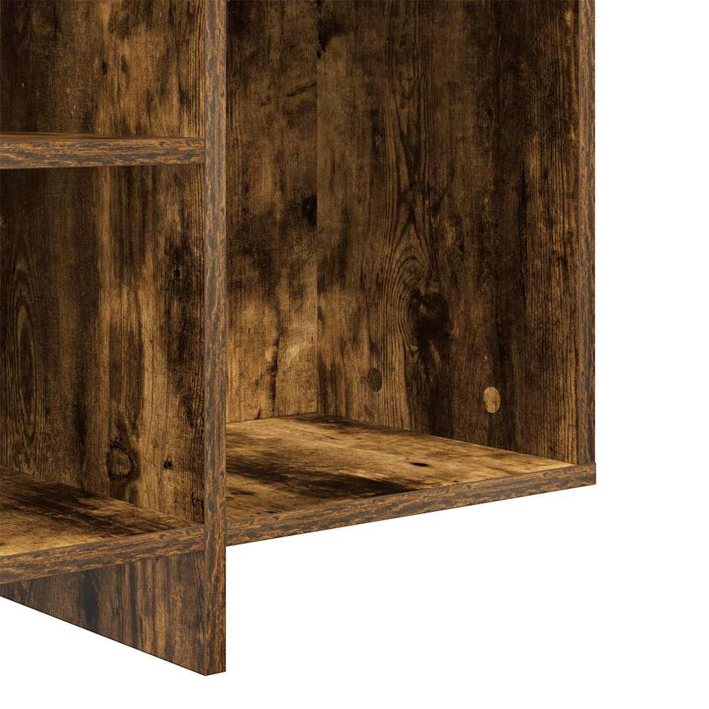 vidaXL Buffet chêne fumé 120x30x75 cm en bois d'ingénierie