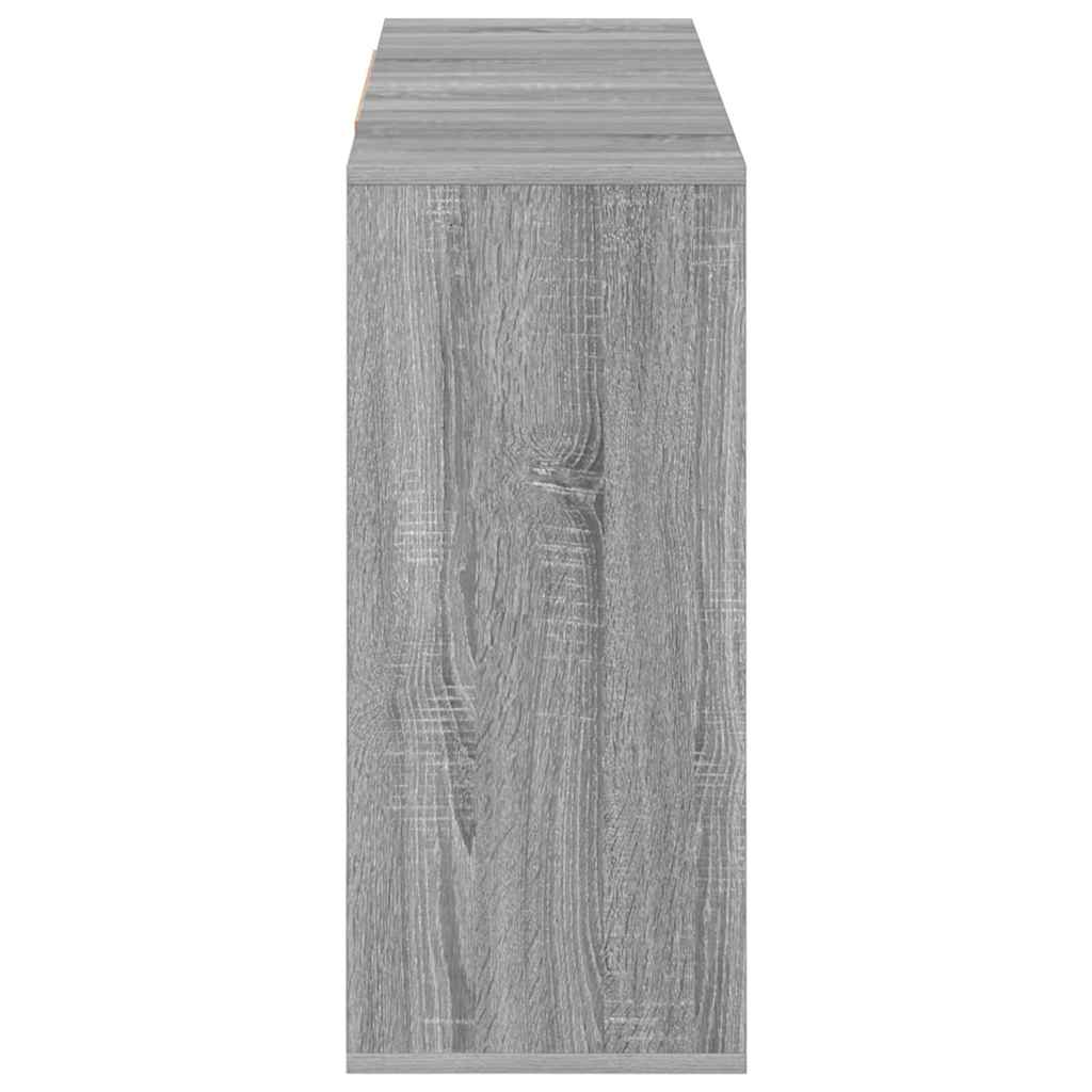 vidaXL Commode grise Sonoma 120x30x75 cm Aggloméré