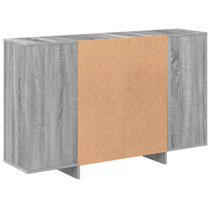 vidaXL Commode grise Sonoma 120x30x75 cm Aggloméré