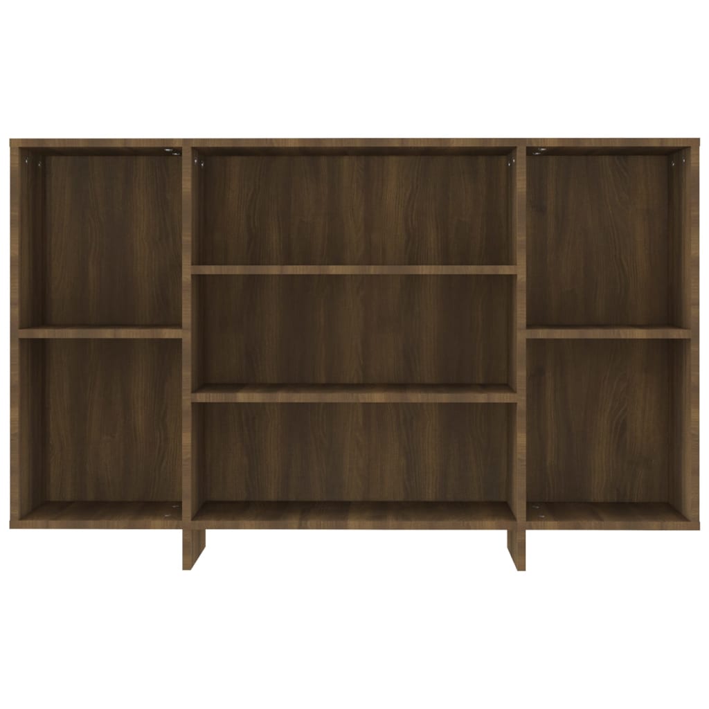 vidaXL Buffet marron aspect chêne 120x30x75 cm Bois d'ingénierie