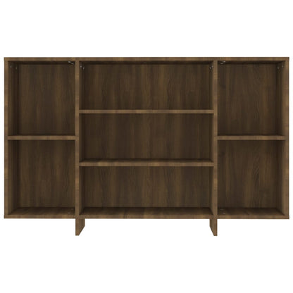 vidaXL Buffet marron aspect chêne 120x30x75 cm Bois d'ingénierie