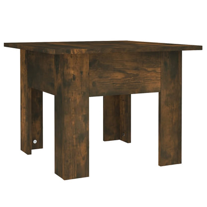 vidaXL Table basse en chêne fumé 55x55x42 cm, bois d'ingénierie