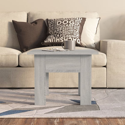 vidaXL Couchtisch Grau Sonoma 55x55x42 cm Holzwerkstoff