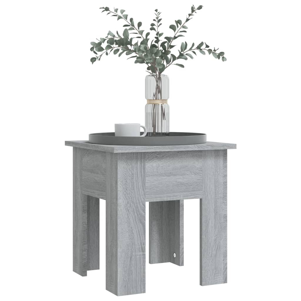 vidaXL Couchtisch Grau Sonoma 40x40x42 cm Holzwerkstoff