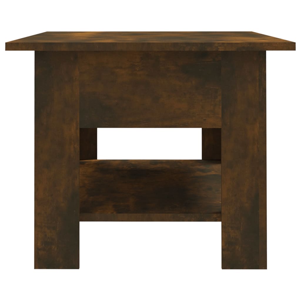 vidaXL Couchtisch Räuchereiche 102x55x42 cm Holzwerkstoff