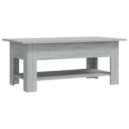 vidaXL Couchtisch Grau Sonoma 102x55x42 cm Holzwerkstoff