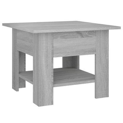 vidaXL Table basse gris Sonoma 55x55x42 cm Bois d'ingénierie
