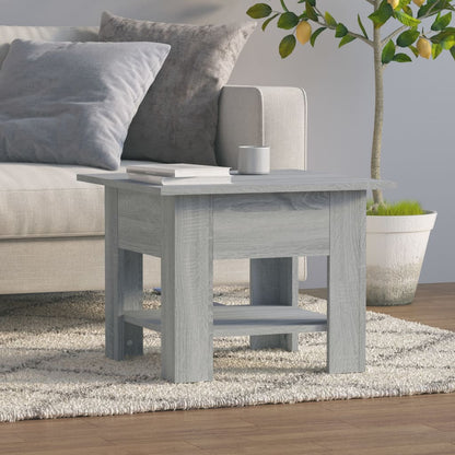 vidaXL Table basse gris Sonoma 55x55x42 cm Bois d'ingénierie