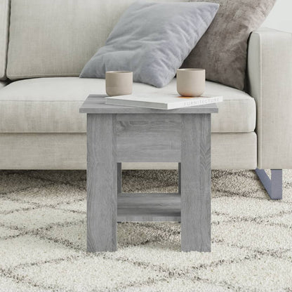 vidaXL Table basse gris sonoma 40x40x42 cm Bois d'ingénierie
