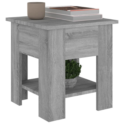 vidaXL Table basse gris sonoma 40x40x42 cm Bois d'ingénierie