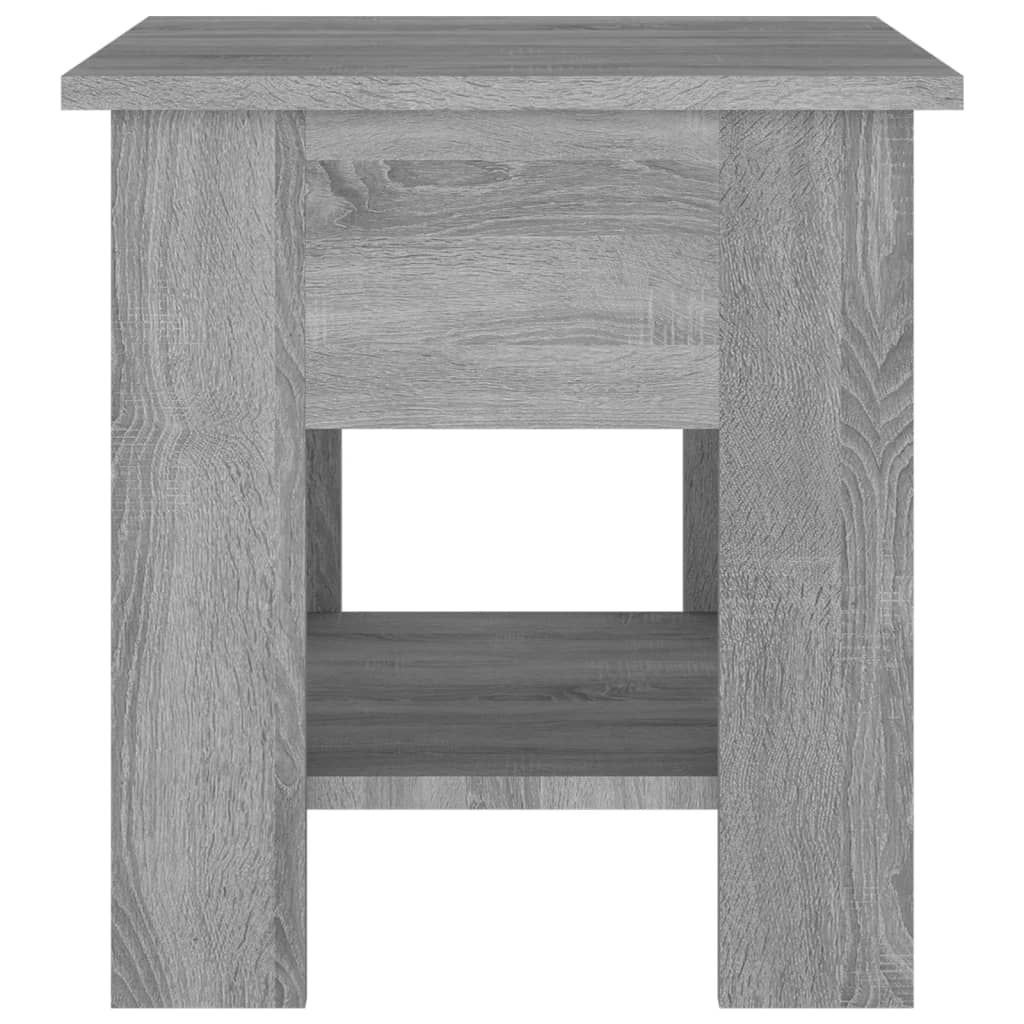vidaXL Table basse gris sonoma 40x40x42 cm Bois d'ingénierie
