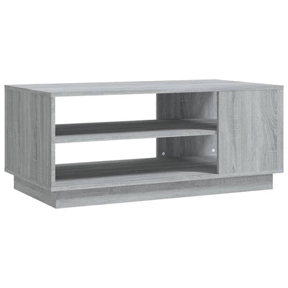vidaXL Table basse gris sonoma 102x55x43 cm bois d'ingénierie