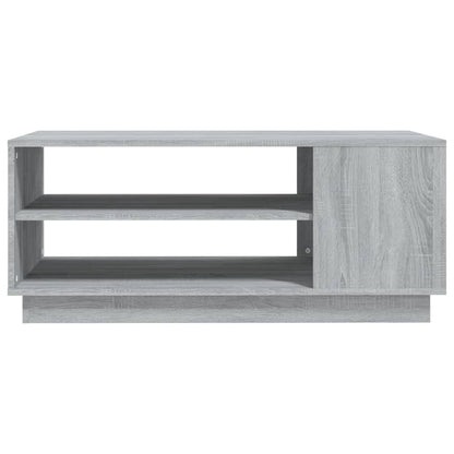 vidaXL Table basse gris sonoma 102x55x43 cm bois d'ingénierie