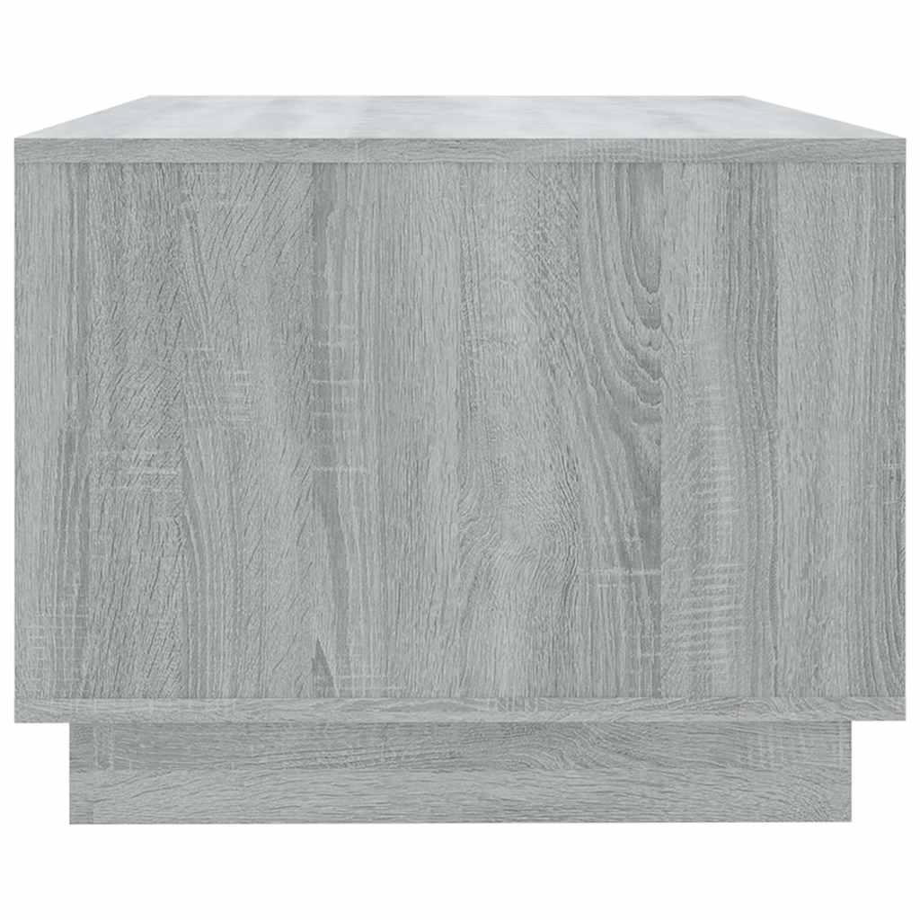 vidaXL Table basse gris sonoma 102x55x43 cm bois d'ingénierie