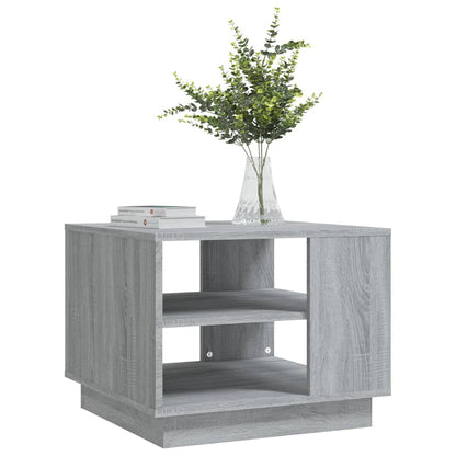 vidaXL Couchtisch Grau Sonoma 55x55x43 cm Holzwerkstoff