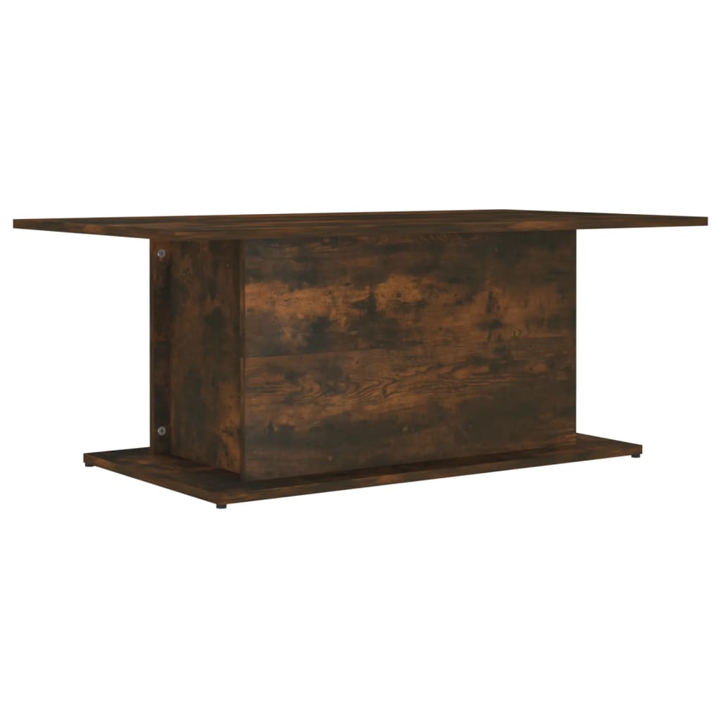 vidaXL Couchtisch Räuchereiche 102x55,5x40 cm Holzwerkstoff