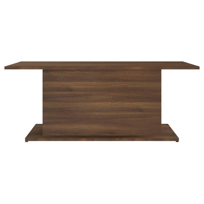vidaXL Couchtisch Braun Eiche 102x55,5x40 cm Holzwerkstoff