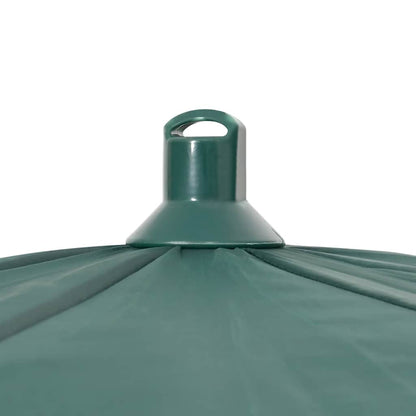vidaXL Angelschirm Grün 220x193 cm