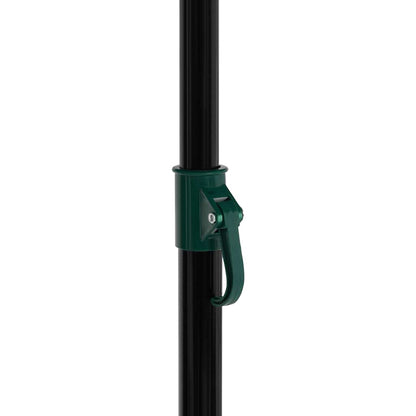 vidaXL Angelschirm Grün 220x193 cm