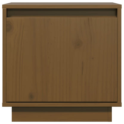 vidaXL Tables de chevet 2 pcs Marron miel 40x30x40 cm Bois de pin massif