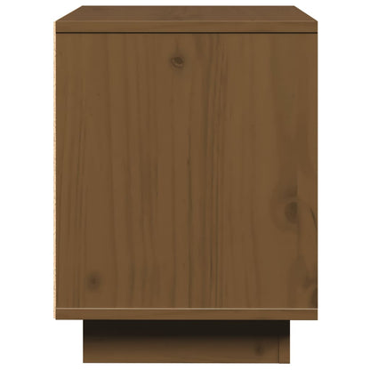 vidaXL Tables de chevet 2 pcs Marron miel 40x30x40 cm Bois de pin massif