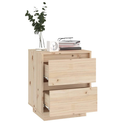 vidaXL Table de chevet 40x35x50 cm Bois de pin massif