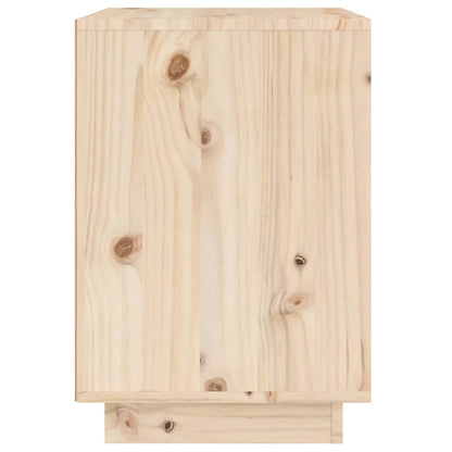 vidaXL Table de chevet 40x35x50 cm Bois de pin massif