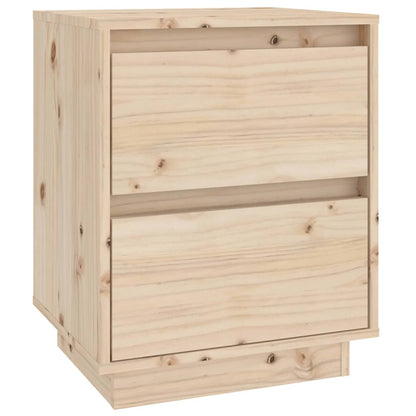 vidaXL Tables de chevet 2 pcs 40x35x50 cm Bois de pin massif