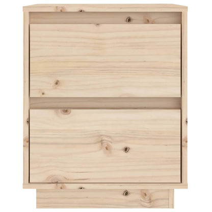 vidaXL Tables de chevet 2 pcs 40x35x50 cm Bois de pin massif