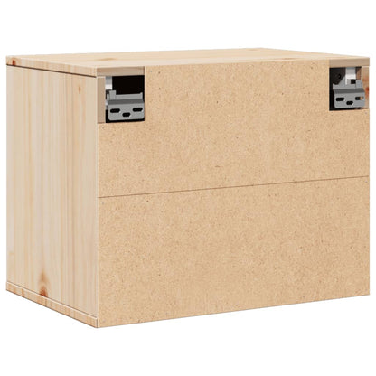 vidaXL Wandschrank 45x30x35 cm Massivholz Kiefer