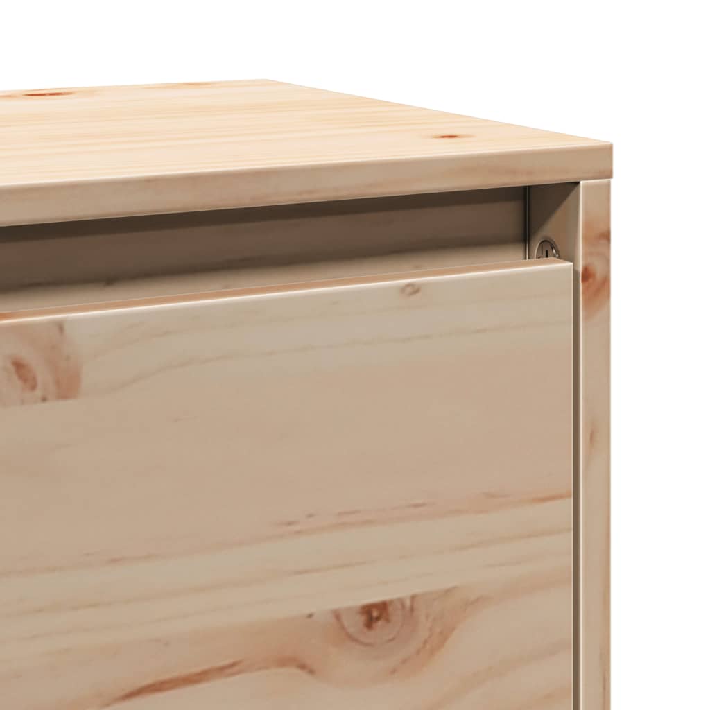 vidaXL Wandschrank 45x30x35 cm Massivholz Kiefer