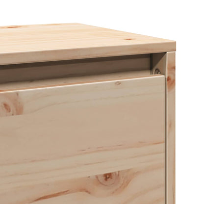 vidaXL Wandschrank 45x30x35 cm Massivholz Kiefer