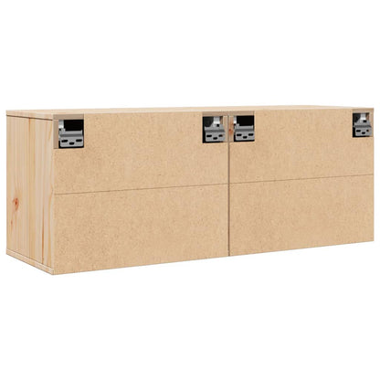vidaXL Wandschränke 2 Stk. 45x30x35 cm Massivholz Kiefer