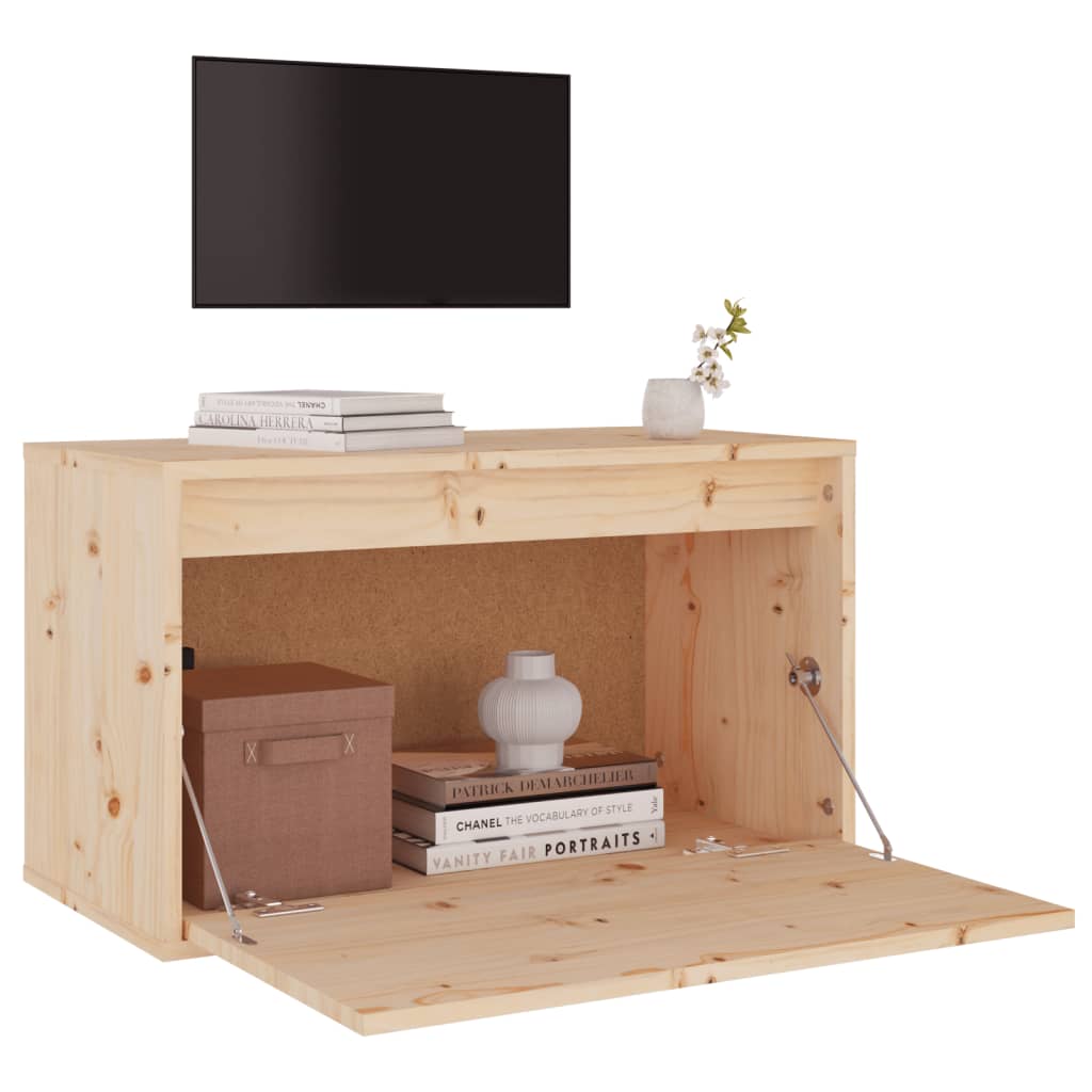 vidaXL Armoire murale 60x30x35 cm Bois de pin massif